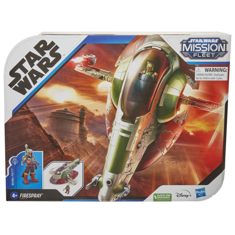Star Wars Mission Fleet Starship Skirmish, Boba Fett and Starship, 2.5-Inch-Scale Figure and Vehicle