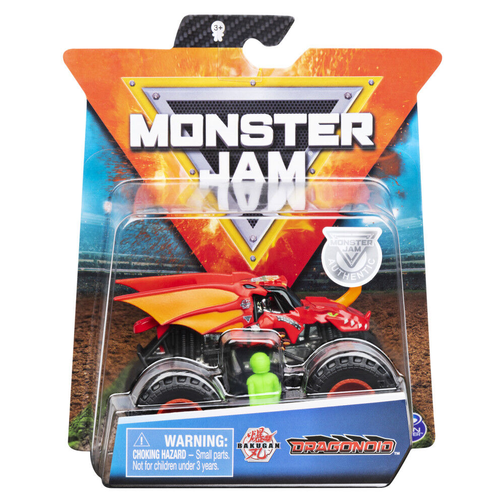 Monster Jam, Official Bakugan Monster Truck, Die-Cast Vehicle, Arena Favorites Series, 1:64 Scale