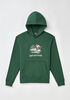 Northern Reflections Adult Festive Loon Hoodie Green M