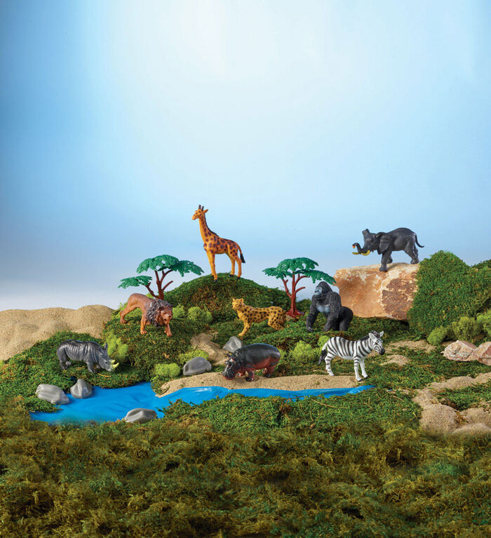 Animal Animal Kingdom Mega Pack Playset 60 Pieces R