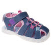 Toddler Denim/Pink Sandal Size 6