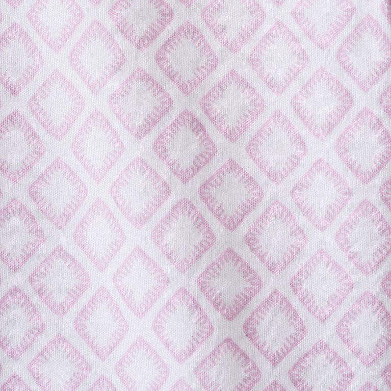 Halo SleepSack Swaddle Cotton - Pink Diamond, Small