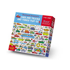 Crocodile Creek - Richard Scarry Things That Go 36 Piece Puzzle - English Edition