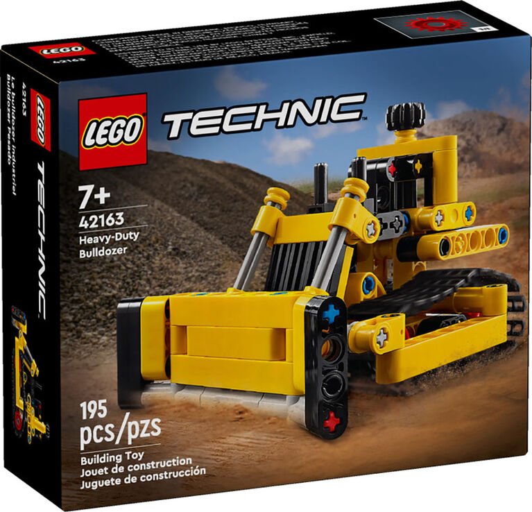 LEGO Technic Heavy-Duty Bulldozer Building Set, Construction Toy 42163