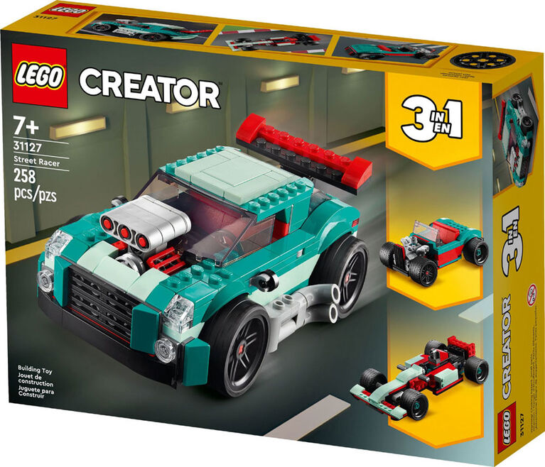 LEGO Creator 3in1 Street Racer 31127 Building Kit (258 Pieces)