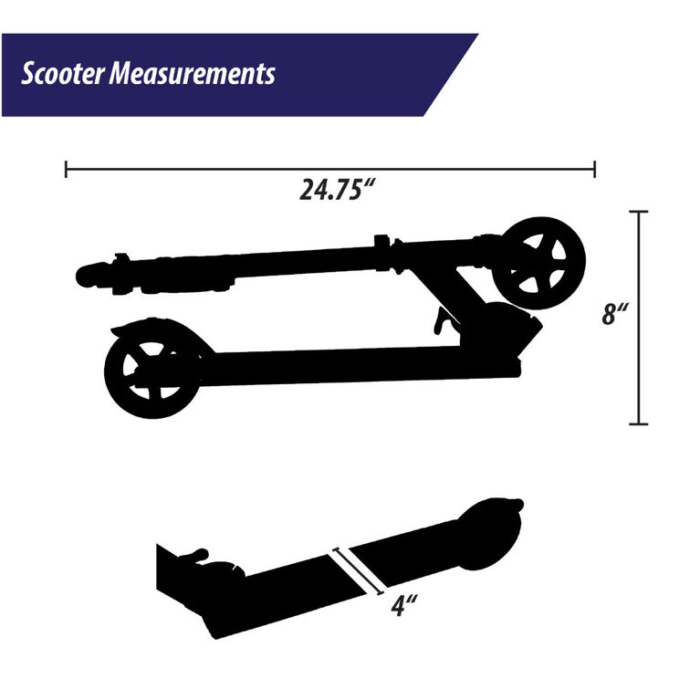 Sport Runner Premium Series Kick Scooter - Blue - R Exclusive