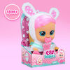 Cry Babies Dressy Coney - Poupée de 12 po | Robe rose, veste blanche en peluche sur le thème du lapin