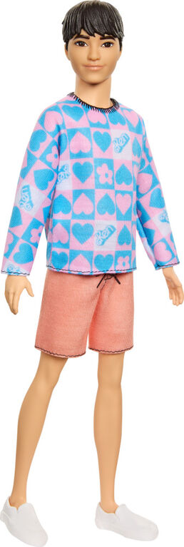 Barbie Fashionistas Ken Doll #219 with Slender Body & Removable Outfit