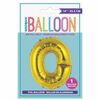 Ballons en forme de lettre or 14 " - O
