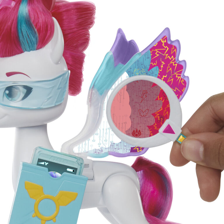 My Little Pony Zipp Storm Ailes magiques, pégase My Little Pony de 14 cm avec accessoires