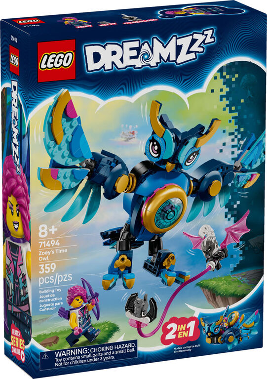 LEGO DREAMZzz Zoey's Time Owl Building Toy for Kids, Girls & Boys, Ages 8+ - Pretend Play Set - 71494