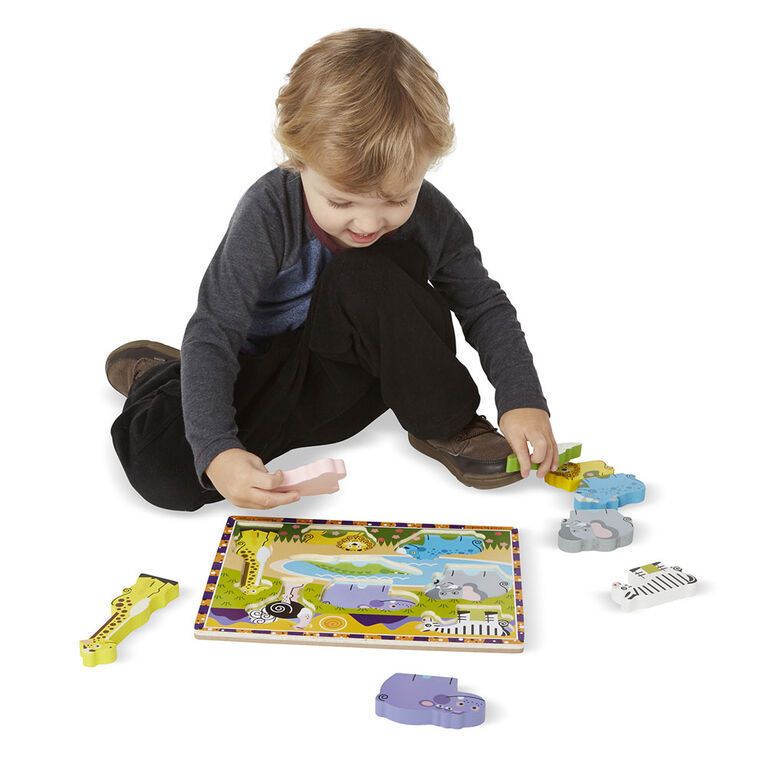 Melissa and Doug - Chunky Puzzle- Safari