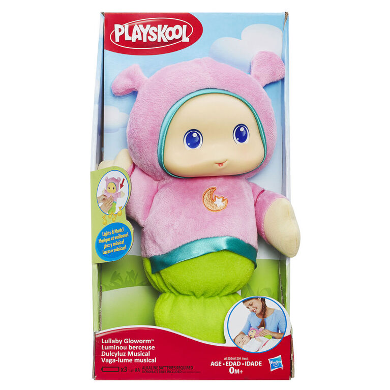 Playskool Play Favorites Lullaby Gloworm Toy - Pink