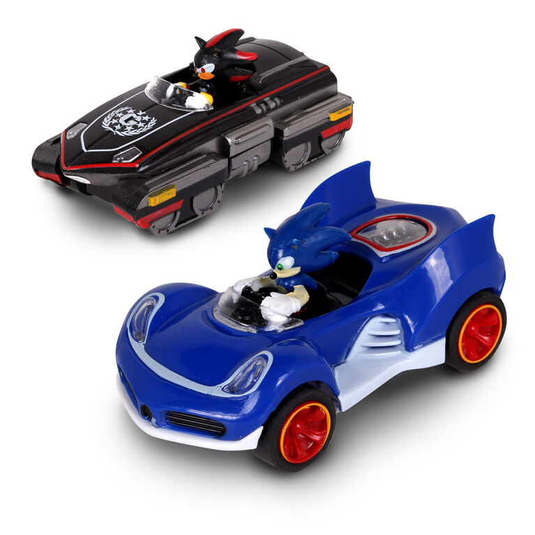 Voiture télécommandée NKOK Sonic & Shadow Slot Car (pistes d'environ 8 pieds)