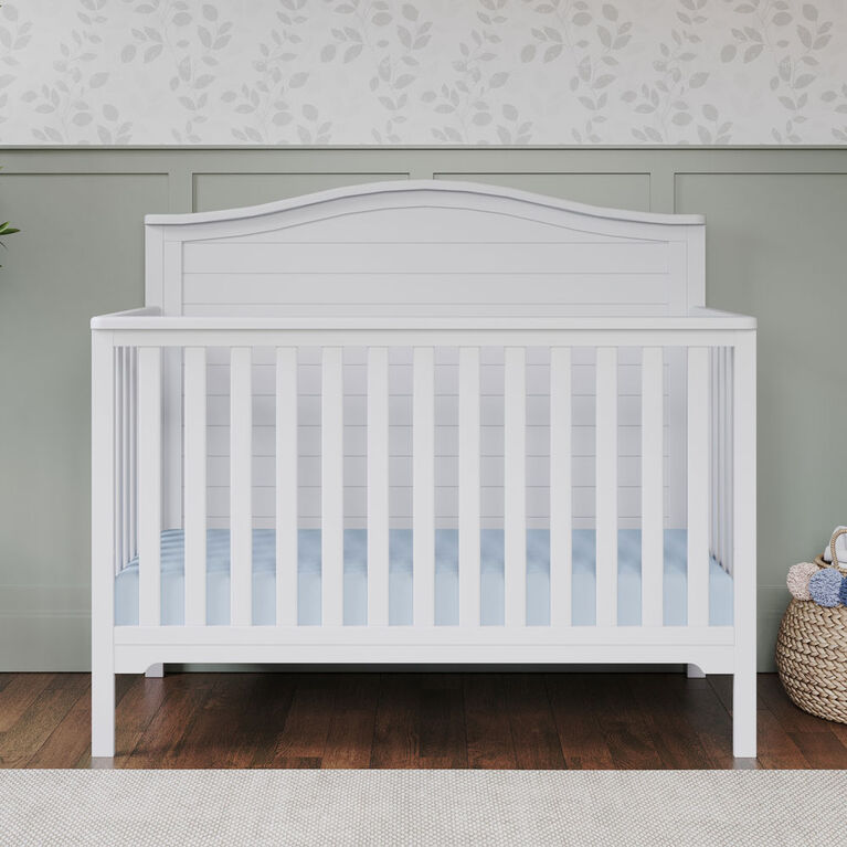Wilmington Arch Top 4in1 Convertible Crib, Matte White R Exclusive
