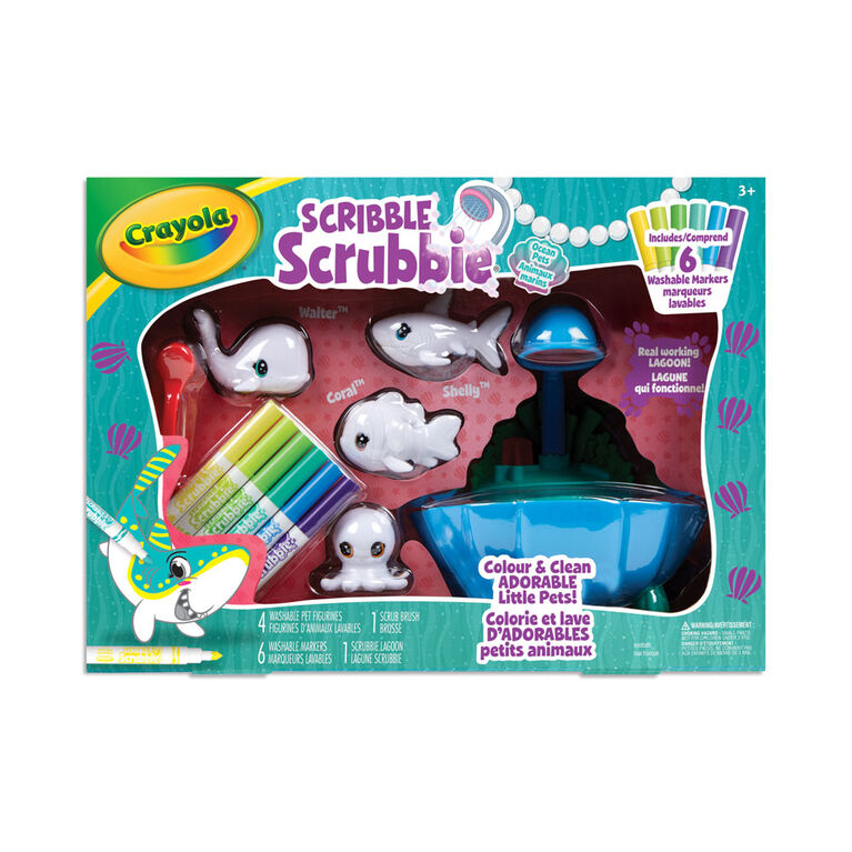 Compagnons marins Scribble Scrubbie - Lagune