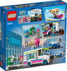 LEGO City Poursuite policière du camion de crème glacée 60314 Ensemble de construction (317 pièces)