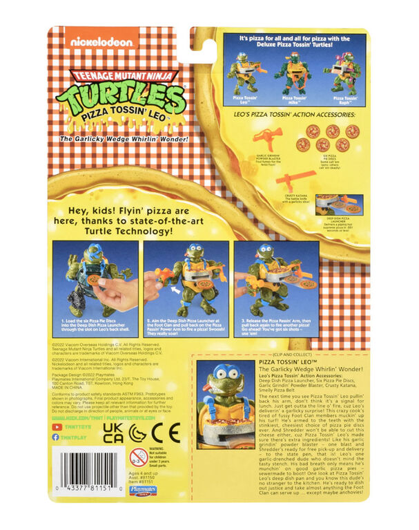 TMNT Classic Pizza Tossin' Leo