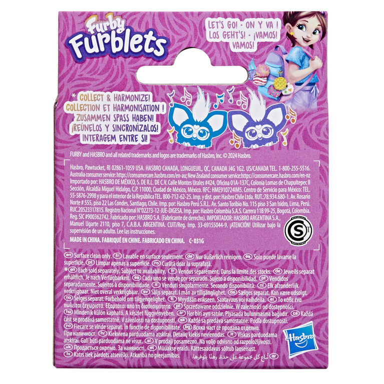 Furby Furblets Groo-Vee Mini Electronic Plush Toy
