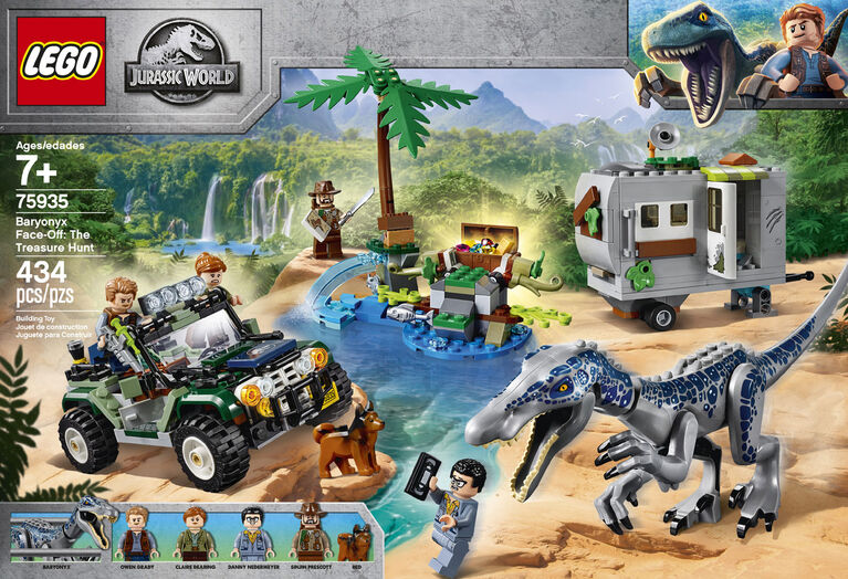 LEGO Jurassic World Baryonyx Face-Off: The Treasure Hunt 75935