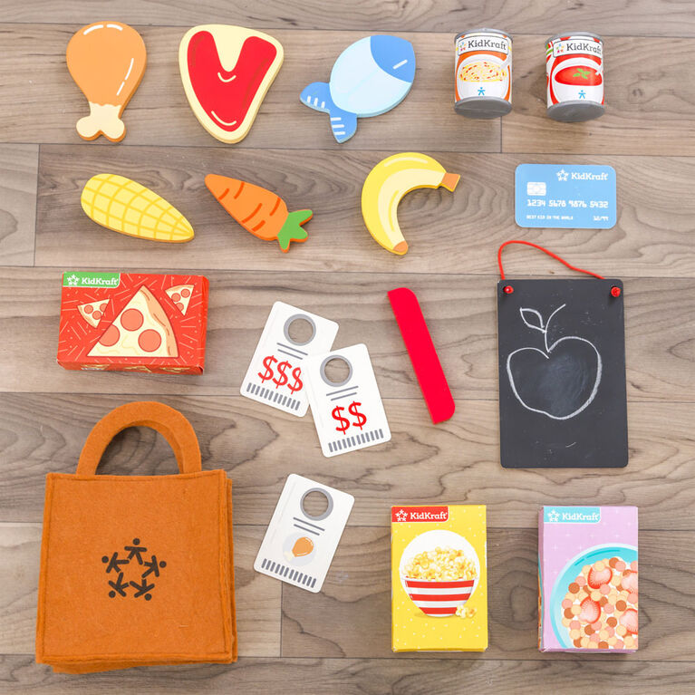 KidKraft Let's Pretend Grocery Store Pop-Up with EZ Kraft Assembly