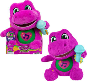 Fisher-Price Barney's World Sing Along Barney Plush, 10.5-inch Figure, Songs, Sounds & Soft Texture