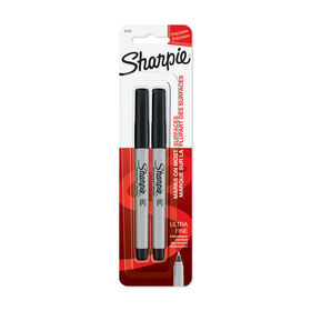 Sharpie Ultra Fine Black 2 Pack