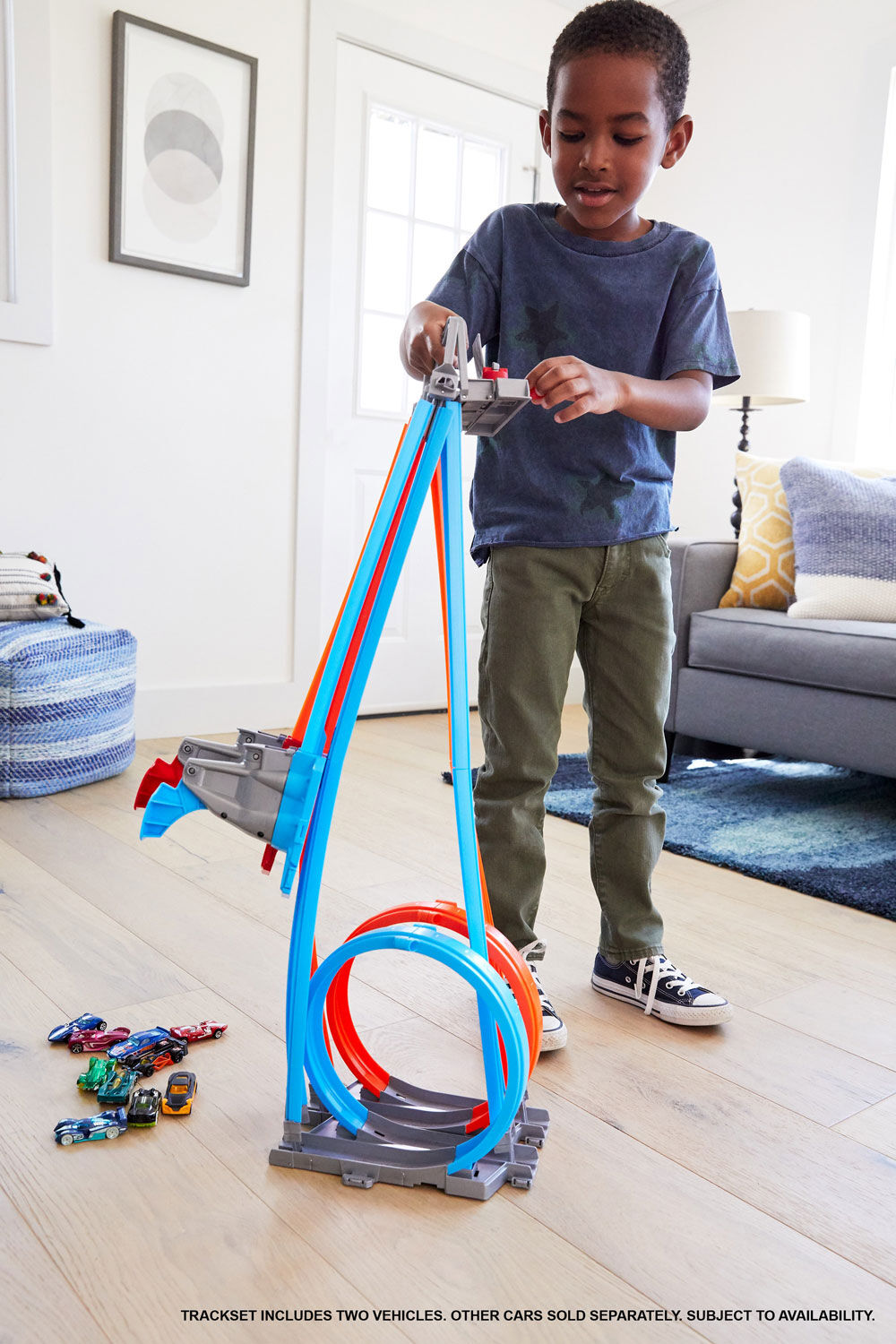 hot wheels track double loop dash