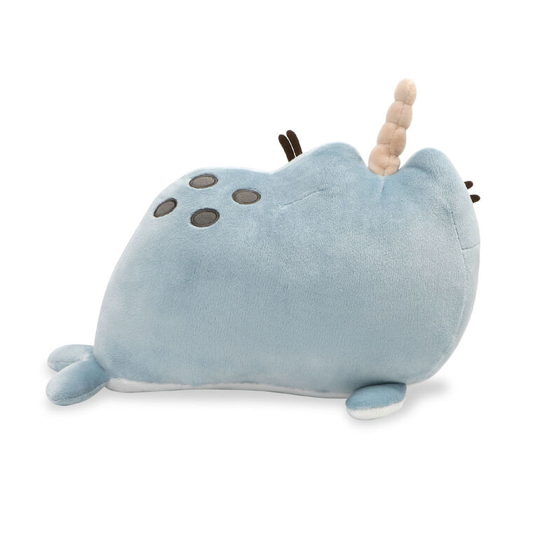 GUND Pusheen Pusheenimal Narwhal Stuffed Plush, Blue, 13 inch