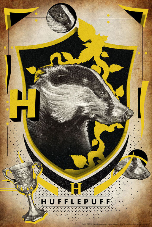 Harry Potter Collector Tin Book Puzzle - Hufflepuff - 300pc
