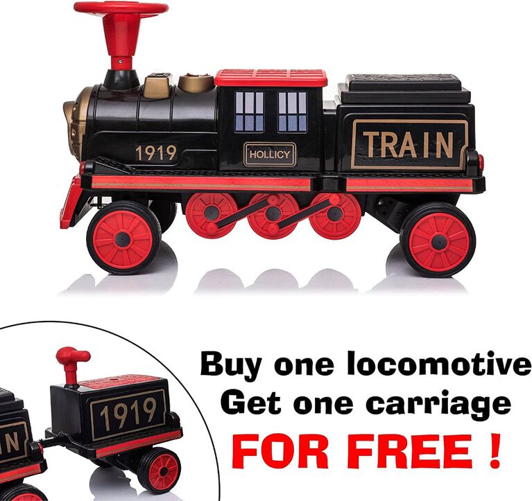 Voltz Toys Locomotive Train avec wagon
