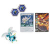 Bakugan Evolutions, Blitz Fox (White), Platinum Series True Metal Bakugan, 2 BakuCores and Character Card