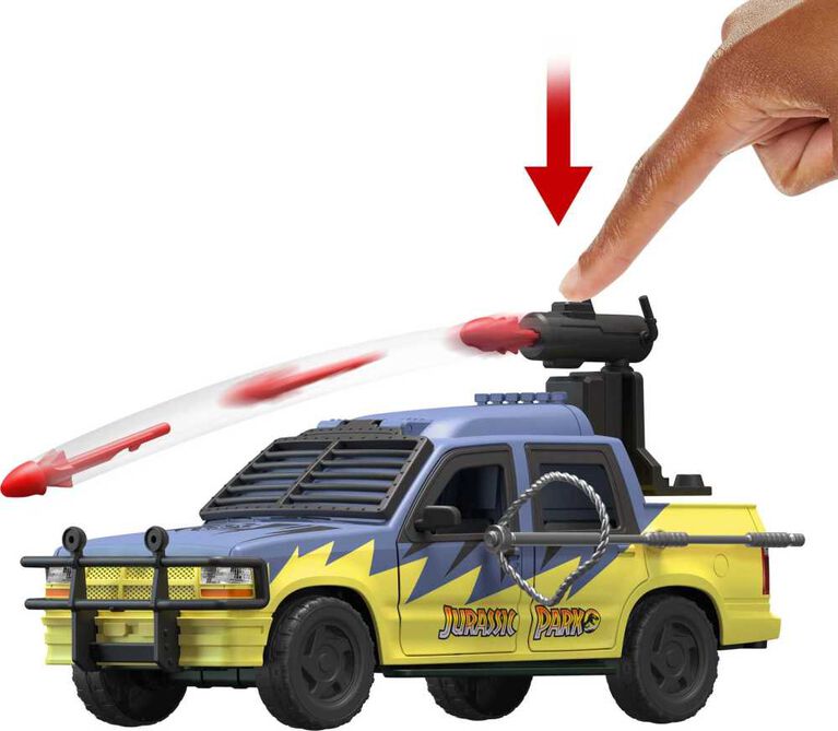 Jurassic Park Track and Explore Vehicle Set, 1 Dinosaur and 2 Accessories
