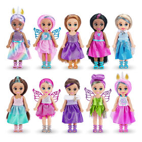 Zuru Ensemble de 10 poupées Sparkle Girls Little Friends (les styles peuvent varier) - Notre exclusivité