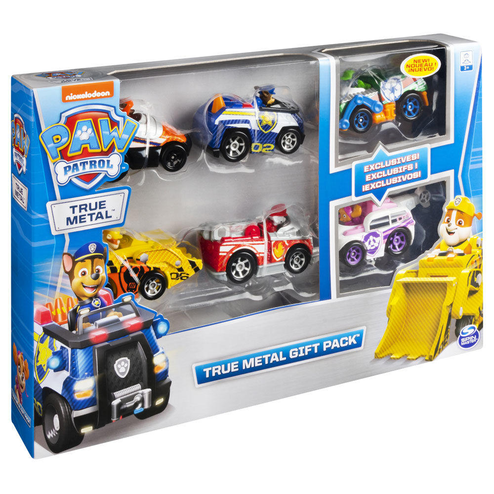 paw patrol true metal classic gift pack