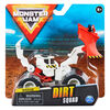 Monster Jam, Monster truck Dugg Dirt Squad Excavator officiel avec pi&egrave;ces mobiles, v&eacute;hicule en m&eacute;tal moul&eacute; &agrave; l'&eacute;chelle 1:64