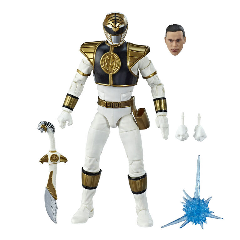 Power Rangers Lightning Collection 6-Inch Mighty Morphin White Ranger Collectible Action Figure