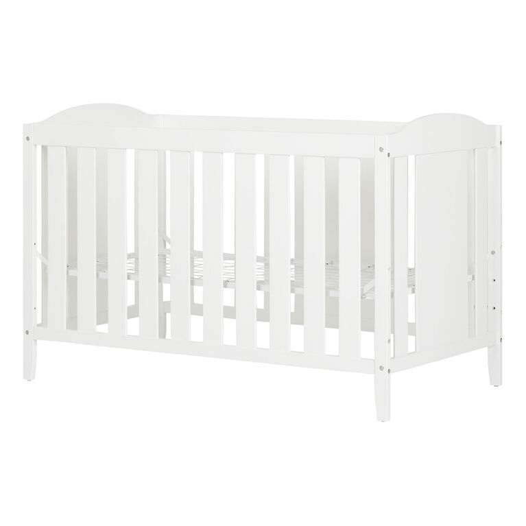 Angel 3 in 1 Convertible Crib Pure White