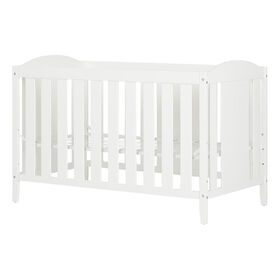Angel Crib and Toddler Bed - Convertible Nursery Furniture for your Baby- Pure White