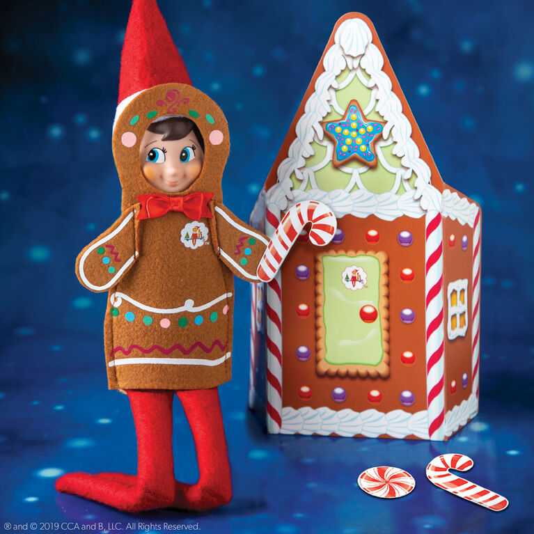 Elf on the Shelf - Claus Couture - Jolly Gingerbread Set