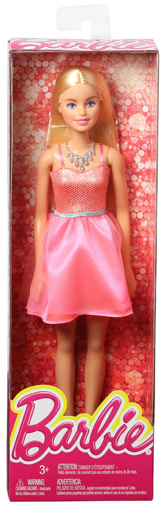 Barbie glitz outlet doll coral dress