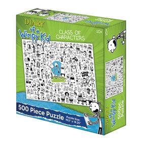 Diary of a Wimpy Kid Class of Characters Puzzle 500pc - Édition anglaise