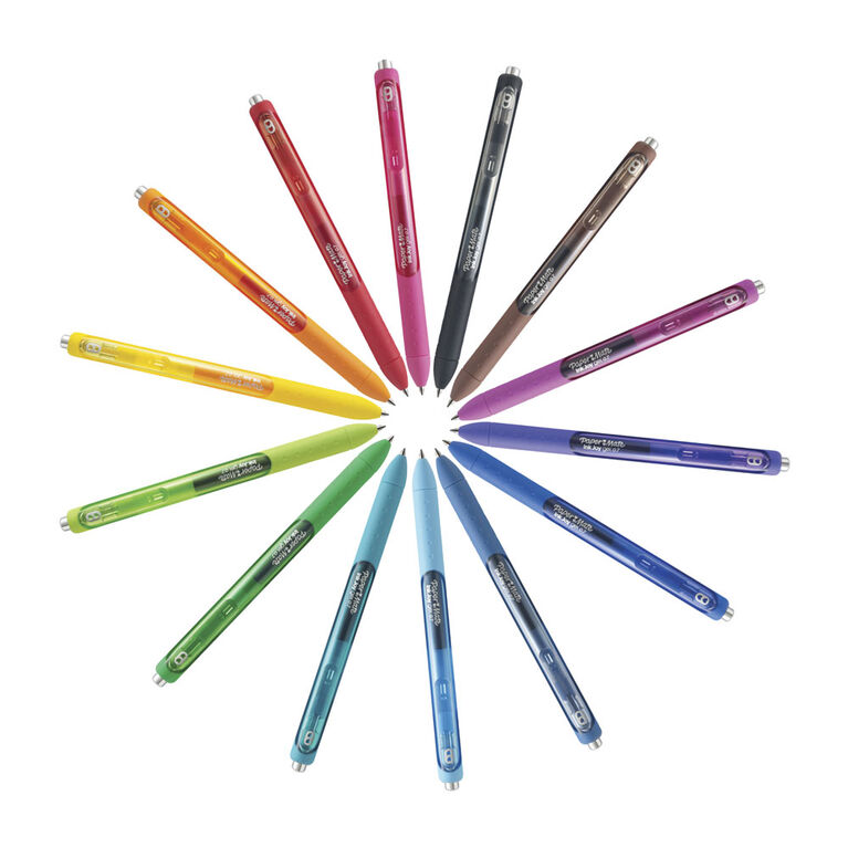 Paquet de 14 stylos à encre gel Inkjoy de Papermate