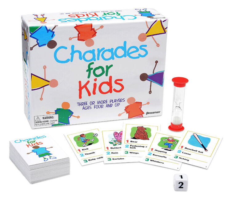 Pressman: Charades for Kids - Jeu de famille - Édition anglaise