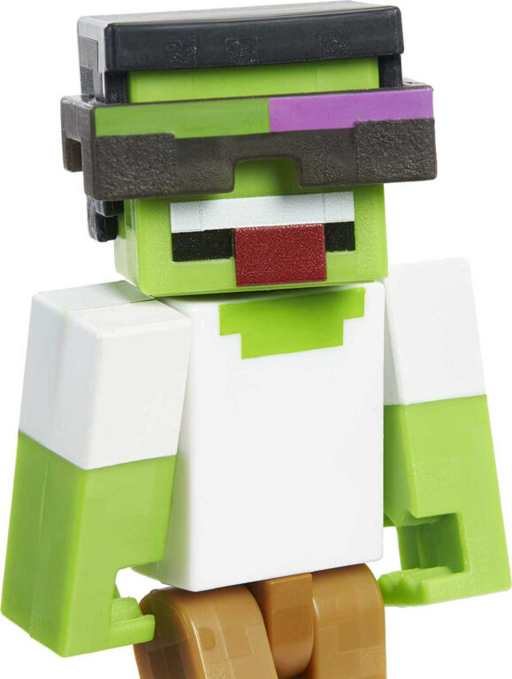 Minecraft- Série Créateur- Figurine- Lunettes pour Faire la Fête