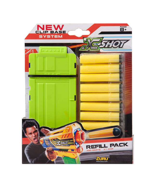 X-Shot Excel Clip and Darts Refill Pack (24 Darts) by ZURU