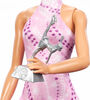 Barbie Careers Figure Skater Doll & Accessories, Brunette in Removable Skate Outfit with Trophy