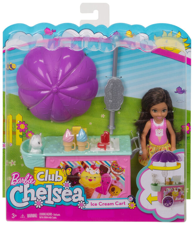 Barbie Chelsea Ice Cream Cart and Pet Playset | Toys R Us Canada