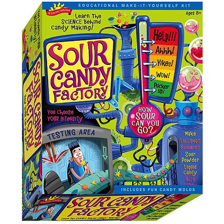 Sour Candy Factory Science Kit - English Edition