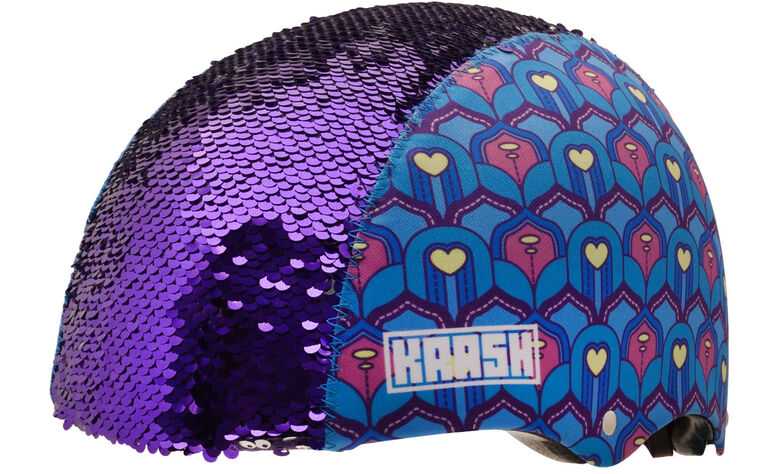 Krash - Youth Feather Flip Multisport Helmet - Blue/Purple (Fits head sizes 54 - 58 cm)